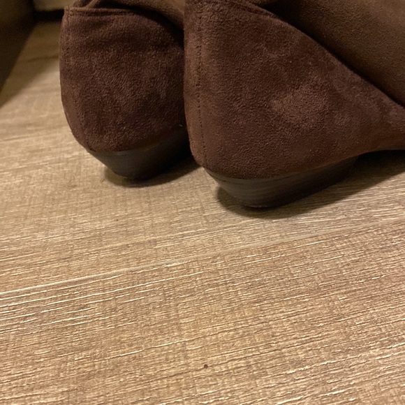 Medieval fantasy knight ranger boots brown suede wrap and tie size 38 - Picture 5 of 5